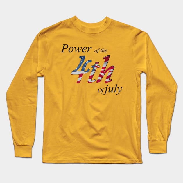 4th of july American T-Shirt Long Sleeve T-Shirt by Hilly Yasir